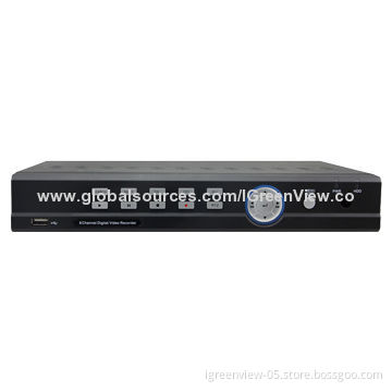 4CH DVR, 960H, 1,920x1,080P HDMI/VGA Output Resolution, Cloud Storage, Supports 1 x HDD Up to 4TB